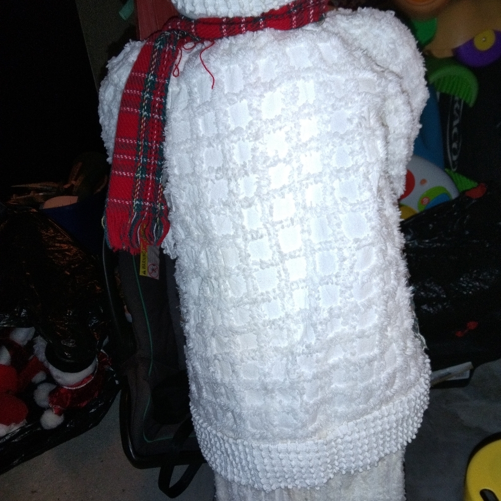30 inch tall Frosty the Snowman Birdhouse Greeter. - Picture 3 of 3